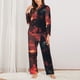 thumbnail image 2 of Balery Lone Rider Under Red Sky Conjunto de Pijama con Estampado para Mujer, Conjunto de Dos Piezas con Manga Larga, Ropa de Dormir Suave con Bolsillos, Pijamas Cómodos-XX-Large, 2 of 7