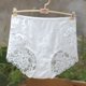thumbnail image 1 of Bragas sexis de malla para mujer, ropa interior de encaje sin costuras de cintura alta, bragas transparentes de seda para mujer, bragas de algodón para la salud, lencería XXXL Tan Jianjun unisex, 1 of 2