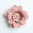 thumbnail image 4 of 10 Piece Fabric Camellia Flower Embellishments Applique For DIY Women's Hair Acessories 4.5cm - Pink, 4 of 6