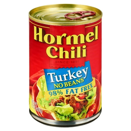 (6 Pack) Hormel Chili Turkey No Beans, 15 Ounce (Best Chili On Earth)
