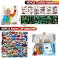 thumbnail image 5 of KISPATTI 122 PCS Race Car Party Favors, Racing Birthday Party Favors with Pull Back Cars Drawstring Bags Keychain Stamper Tattoo Stickers, Racecar Theme Party Supplies Goodie Bag for Boys Kids, 5 of 5