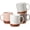 Straight-Multicolor, variant on 16oz Ceramic Coffee Mugs Set of 4, Stackable Coffee Cups with Straight-Sided Design, Mugs for Coffee, Latte, Tea, Hot Chocolate, Cappuccino and Cocoa, Microwave & Dishwasher Safe, Multicolor