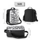 thumbnail image 2 of Fotbe Monochrome Botanical Illustration Lonchera Bolsa de Almuerzo para Hombres y Mujeres, Lonchera de Gran Capacidad, Bolsa de Almuerzo Reutilizable, Bolsa Térmica Aislante, 2 of 7