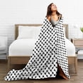 thumbnail image 5 of ZNDUO Abstract Psychedelic Geometric Line Texture Pattern Throw Blanket, Lightweight Cozy Soft Throw Blanket for Couch, 40"x30" Throw Blankets for Bed, 5 of 8