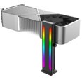 thumbnail image 1 of RGB GPU Support Bracket,  Base Graphics Card GPU Brace Support, Slidable 5V 3 Pin GPU Stand Colorful Video Card Holder Bracket, 1 of 8