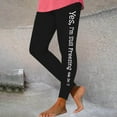 thumbnail image 3 of Exercise Pants for Women Valentine's Day Gift Cute Heart Graphic Print Tight Casual Full Length Active Yoga Pants(Black,L), 3 of 3