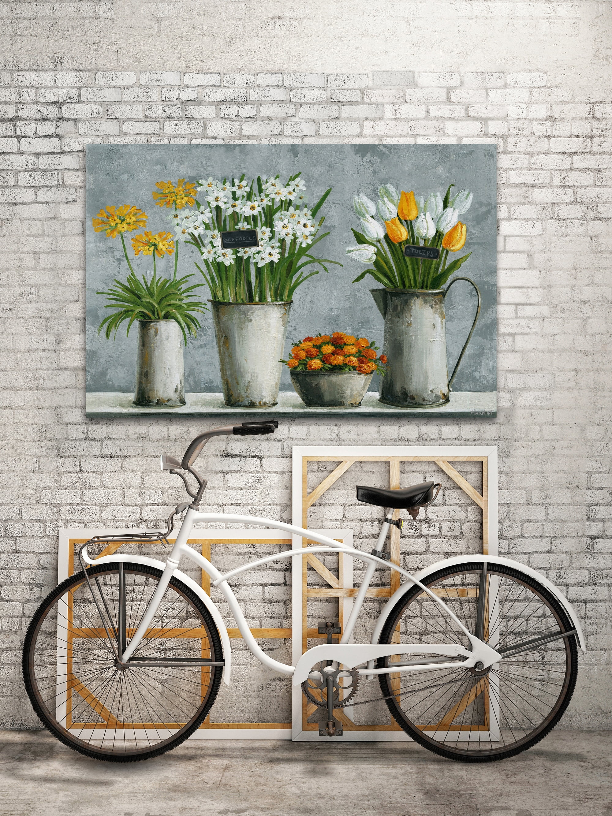 Marmont Hill My Lovely Flowers Canvas Wall Art, 20" x 30"