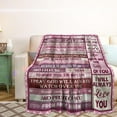 thumbnail image 3 of LHSHID Mother in Law Gifts Mother in Law Birthday Gifts Blanket Throw Blanket Gifts to Mother in Law Birthday Gifts Mother’s Day Mother in Law Gift from Daughter Son in Law 40"x50", 3 of 7