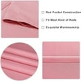 thumbnail image 3 of Solid Color Curtains Rod Pocket Panels 42" x 54" Pink, 3 of 6