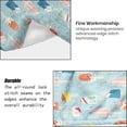 thumbnail image 4 of Movie Night Popcorn Throw Blanket 60x80 in, Fun Cinema Pattern Blankets for Couch Bedroom Living Room Indoor Decor, Lightweight Soft Cozy Bedding Birthday Gift for Kids Boys Adults, 4 of 6