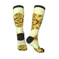 thumbnail image 4 of Easygdp Sunflowers On A Yellow Background Fashionable Adult Sockings&Sports Sockings&Breathable Sockings, Non-Pilling,Contrasting Color Design, 4 of 9