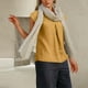 thumbnail image 4 of Vestidos Casuales Para Mujer, Blusas De Mujer De Moda Camiseta de lino holgada de manga corta sin mangas y hasta los hombros para mujer, 4 of 8