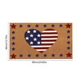 thumbnail image 5 of Dpityserensio Independence Day Doormat 16 x 24 Inch, Patriotic 4th of July Imitation Coir Style Doormat And Entryway Floor Mat, 5 of 6