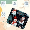 thumbnail image 3 of Snowman Printed Gaming Mousepad Desk Mat, Non-Slip Rubber Bottom Mouse Mat 8.3x9.8 Inch - Suitable for Office and Gaming, 3 of 6