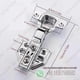 thumbnail image 5 of 2PCS Hydraulic Hinge Stainless Steel Soft Close Quiet Damper Buffer Hydraulic Hinge Wardrobe Door Cabinet Furniture Hardware, 5 of 5