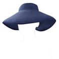 thumbnail image 4 of Fashion Women's and Girl's roll-up Summer Bow Tie Straw Visor Sun Hat, 4 of 6