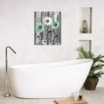 thumbnail image 3 of Farmhouse Green Floral Wall Art for Living Room Grey and White Daisy Flower on Rustic Wood Pictures Wall Decor Nature Plant Framed Canvas Wall Art for Bedroom Bathroom Decor,10L X 8W Inches, 3 of 6