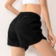 thumbnail image 3 of Pantalones cortos deportivos para mujer, de malla suelta, antiexposición, con doble bolsillo, de secado rápido, para correr, fitness aeróbico, pantalones cortos de cintura alta para exteriores, 3 of 6
