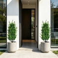 thumbnail image 4 of Specollect 1 Pcs Artificial Outdoor Potted Plant with Faux Green Leaves, Lifelike Ground Cover for Garden Decoration, Fade Resistant Display 2FT, 4 of 8
