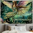 thumbnail image 2 of Orinice Angels Wings Tapestry Wall Hanging Unique Style for Home Wall Decor Art Living Room Bedroom Apartment Farmhouse Dorm 50x40inch, 2 of 6