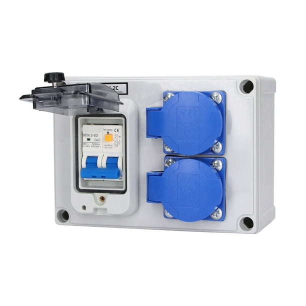 Enchufe de pared ANGGREK Toma de Corriente Impermeable ABS Interiores exteriores