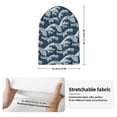 thumbnail image 2 of Kdxio A Japanese Great Wave Winter Beanie for Men Women Beanie Knit Hat Cuffed Cap Beanie Knit Chunky Snow Cap, 2 of 6