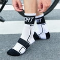 thumbnail image 2 of Ersazi Socks For Women Men Women Middle Canister Towel Nylon Ride Cycling Running Reflective L White, 2 of 4
