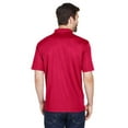 thumbnail image 2 of UltraClub 8210 Mens Cool & Dry Mesh Pique Polo Cardinal 5X-Large, 2 of 3