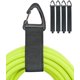 thumbnail image 1 of Organizador de cables para almacenamiento de 1,5 x 16 pulgadas (4 piezas), correas de gancho y bucle para sujetar cables, alambres, cuerdas, tuberías a las paredes, para organizar el hogar, el garaje, 1 of 5