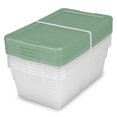 thumbnail image 2 of Sterilite Boîte de Rangement Empilable 6 Qt, Vert Vif (30 Pack), 2 of 11