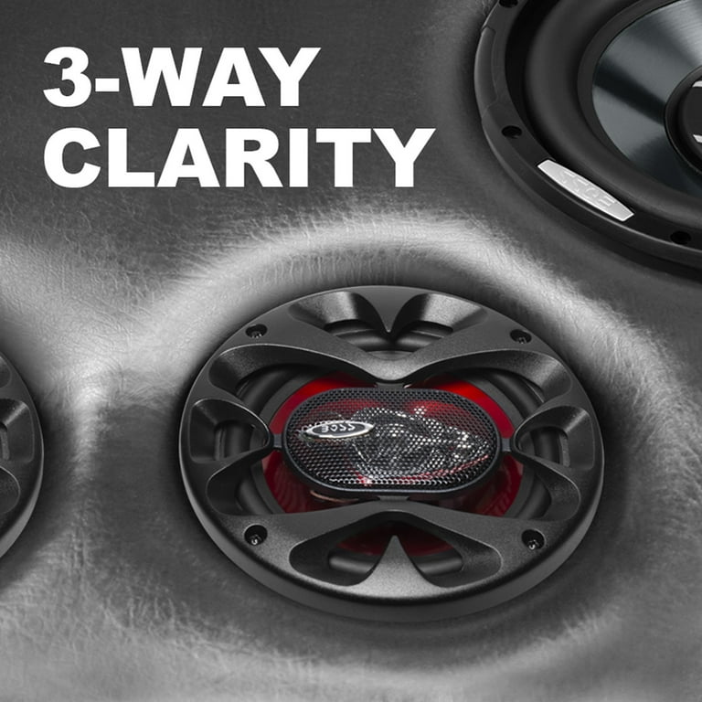 Boss Audio CH6530 Chaos Exxtreme 6.5" 300W 3Way Car Coaxial Audio Speakers, Pair