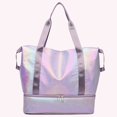 thumbnail image 5 of Bolsa Bolso con asa de calidad para mujer, Bolso sencilla impermeable nacarada con múltiples bolsillos para exteriores, 5 of 5