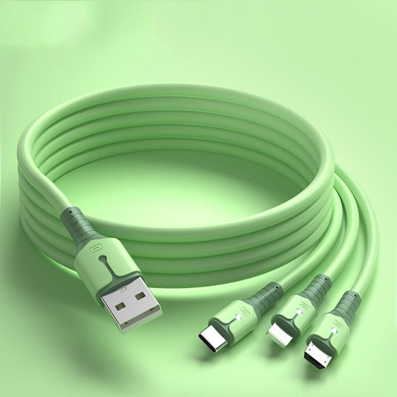 USB Charging Cable with Micro USB Type C 3 in 1 Charging Adapter Cable for HTC LG Sony Xperia Android Smartphones and More 