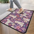 thumbnail image 4 of Goldendoodle Dog and Flower Floral Door Rugs,Washable Non Slip Door Mats Indoor,Decorative Door Mats,Entry Mat Indoor for Entrance,Bedroom,Kitchen,Bathroom,30"x17", 4 of 6