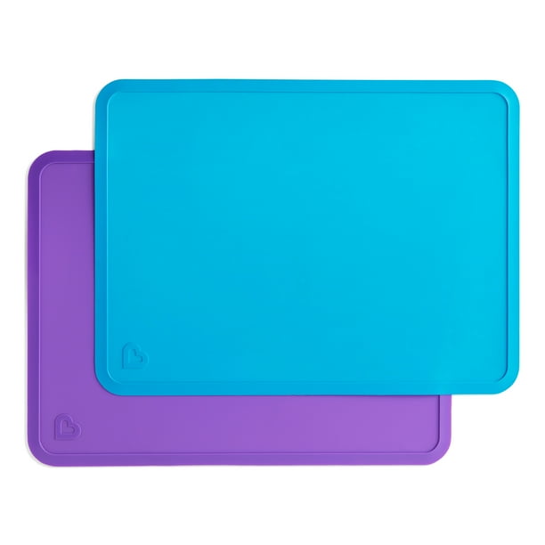 Munchkin Spotless Silicone Placemats, Dishwasher Safe and BPAFree
