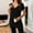 *Black, variant on ClodeEU Womens V Neck Short Sleeve,Casual Loose T Shirt ,Sundress Beach with Pockets Pink,Womens Plus S