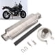 thumbnail image 3 of Accesorio universal para motocicleta con punta de tubo de silenciador de escape de cola de acero inoxidable de 54 mm y 2,1 pulgadas, 3 of 8