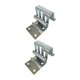 thumbnail image 2 of 2 piezas de soportes para rodillos de puerta de garaje, soportes de fijación de repuesto para uso industrial Debajo del eje, 2 of 9