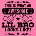 thumbnail image 2 of CafePress - Awesome Little Brother Infant Bodysuit - Cute Infant Bodysuit Baby Romper - Size Newborn - 24 Months, 2 of 3