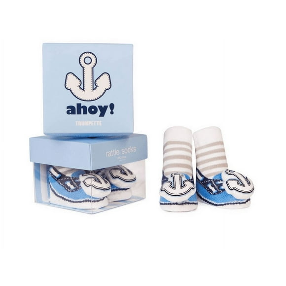 Chaussettes - Trumpette - Ahoy Hochet Bleu Accessoires Bébé 0-12 Mois