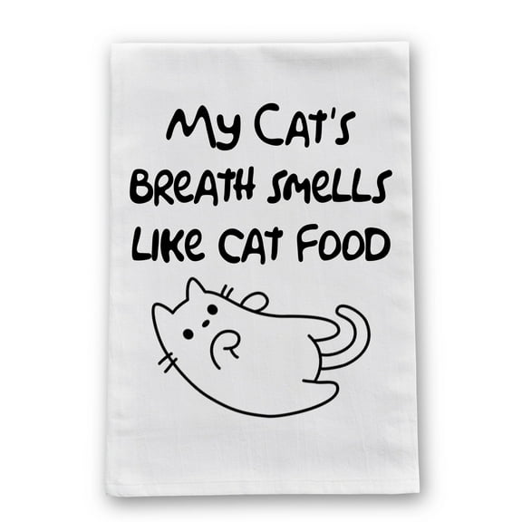 My Cat's Breath Smells Like Cat Food Kitchen Towel