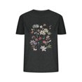 thumbnail image 1 of Camisetas de Verano de Mujer Pequeña Flor Impresa Cuello Redondo Manga Corta Superior, Verano Superior de las Mujeres, 1 of 8
