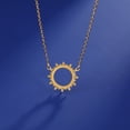thumbnail image 3 of EUEAVAN Gold Sun Pendant Necklace Stainless Steel Jewelry, 3 of 6
