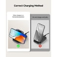 thumbnail image 3 of 3-in-1 Foldable Wireless Charger for Samsung S25 Ultra/S25/S24/S23/S22/Z Flip, for Galaxy Watch 8/7/Ultra/6/5 & Earbuds, Horizontal Charging Only, SwanScout 713S (No Adapter), 3 of 8