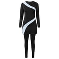 thumbnail image 3 of MuXiKeJi Clothes Swimsuits for Women Swimwear Long Sleeve Full Cover Swimsuit Hijab Rash Guard, 3pcs Set, 3 of 8