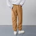 thumbnail image 5 of Piuwrlz Teen Sweatpants Boys Jogger Pants Long Pant Khaki Size 12 Years, 5 of 5