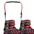 thumbnail image 2 of SHISUYAN Sangle de Transport Portable pour Chaussures en Nylon Solide Couleur Rouge Range Facilement dans Poche 2 Pcs, 2 of 8