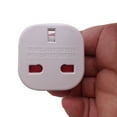 thumbnail image 1 of Harpily Electrical Tools Pean To Plug In Pe Uk Travel Eu Adapter 1 2 Adaptor Small Appliances One Size White, 1 of 5