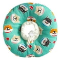 thumbnail image 1 of CAROOTU Adjustable Cat Recovery Collar Soft Plush Elizabethan Collar with Movable Buckle Protective Cone After Surgery for Dogs, 1 of 6