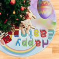 thumbnail image 5 of Coolnut Christmas Tree Skirt, 36", Easter Tree Skirt Double Layers Polyester Easter Tree Skirt for Easter Holiday Party Decoration, 5 of 6